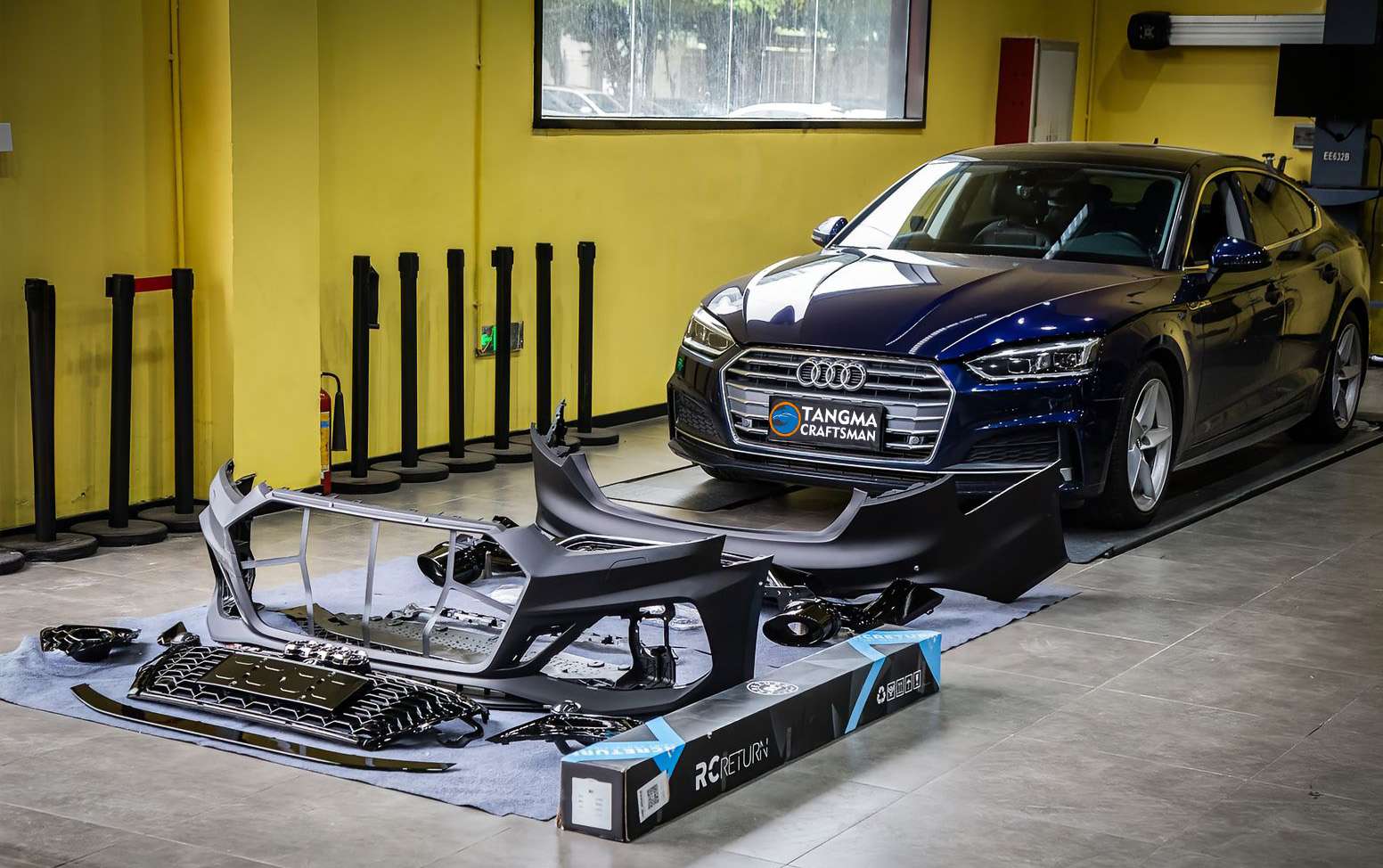 Audi A5 to RS5 Body Kit 2020-2024 Carbon Fiber Set