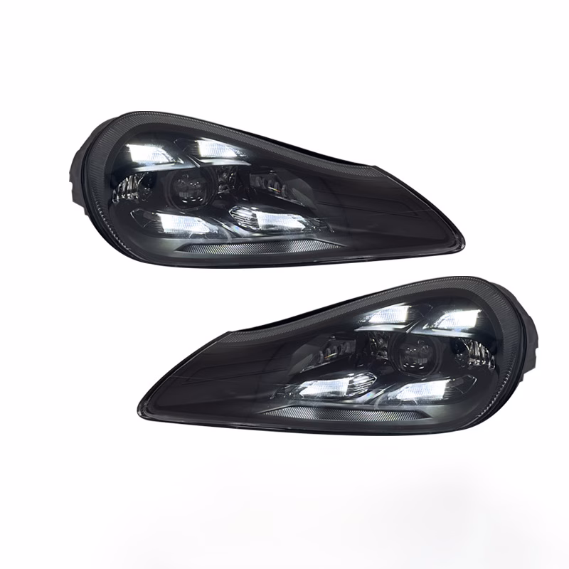 957 Cayenne LED Headlights: 2021 Matrix Style Upgrade 957 Cayenne LED Headlights