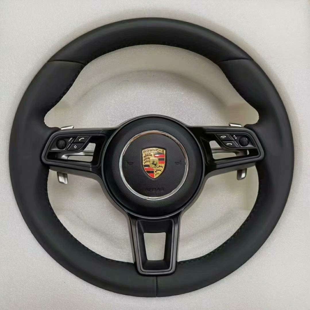 Porsche Carbon Fiber Steering Wheel for Cayenne Macan Panamera Porsche Carbon Fiber Steering Wheel for Cayenne Macan Panamera - Image 2