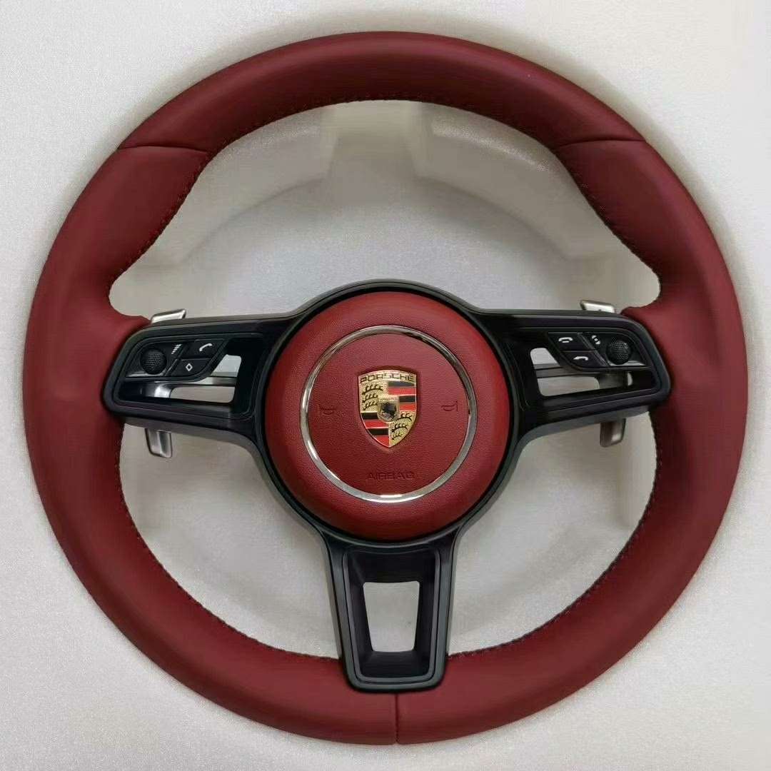 Porsche Carbon Fiber Steering Wheel for Cayenne Macan Panamera Porsche Carbon Fiber Steering Wheel for Cayenne Macan Panamera - Image 3