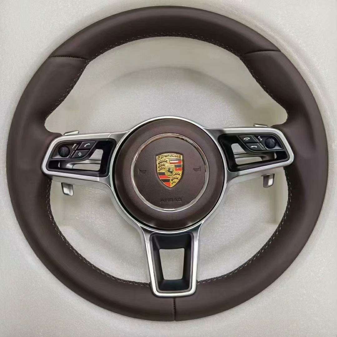 Porsche Carbon Fiber Steering Wheel for Cayenne Macan Panamera Porsche Carbon Fiber Steering Wheel for Cayenne Macan Panamera - Image 5