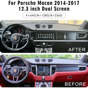 Macan Dual Screen Display CarPlay Navigation Unit