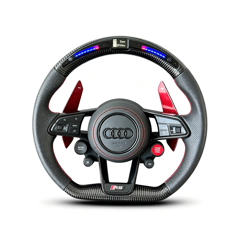 LED Carbon Fiber Steering Wheel for BMW Benz Audi VW LED Carbon Fiber Steering Wheel