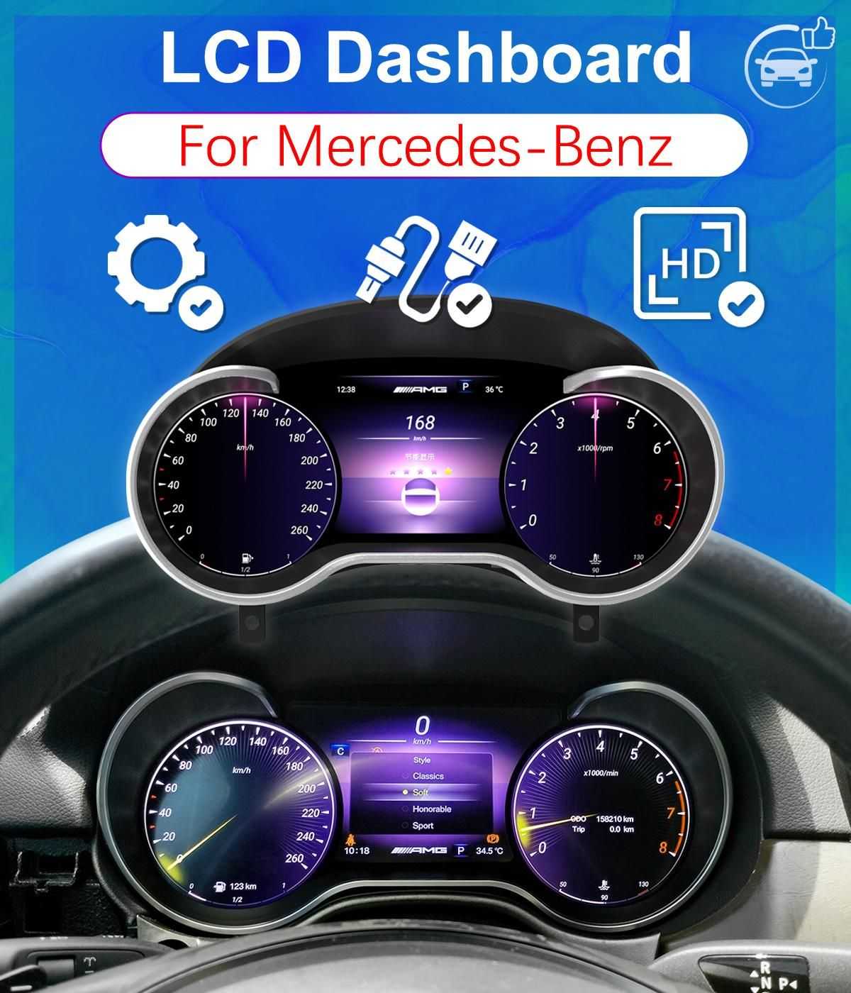 Mercedes-Benz GLA CLA 12.3 LCD Instrument Panel image 2 product detail