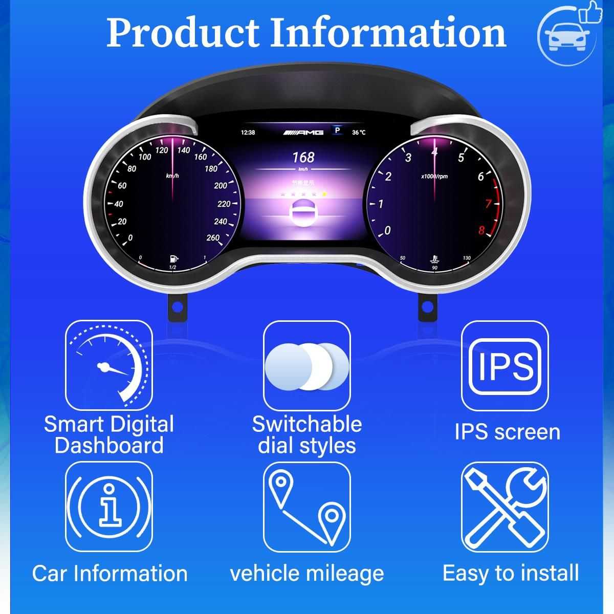Mercedes-Benz GLA CLA 12.3 LCD Instrument Panel image 4 product detail