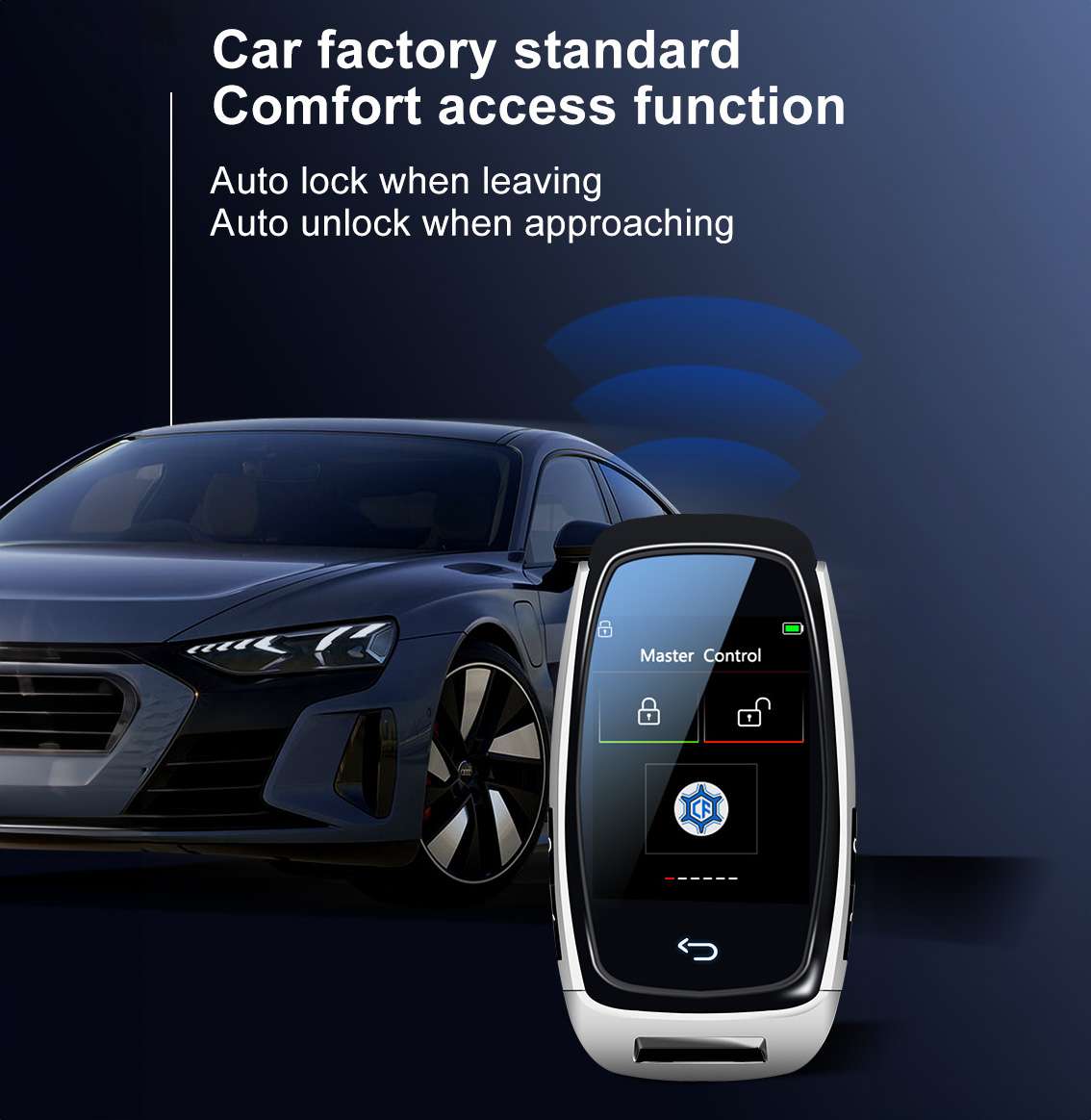 Audi LCD Smart Touch Key: Keyless Entry Upgrade for Audi image 2 product detail