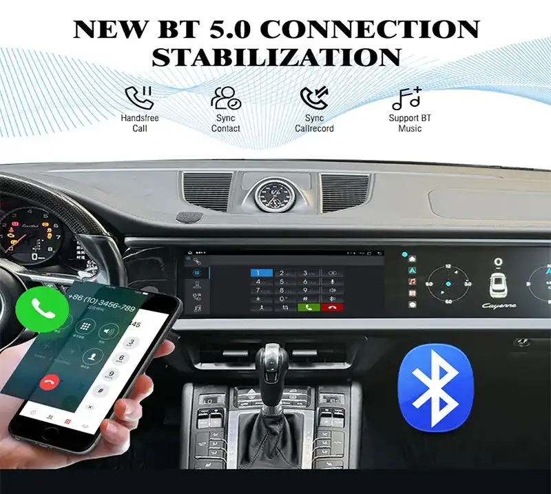 Porsche Cayenne 12.3 HD Dual Screen Android Display 2014-2017 image 5 product detail