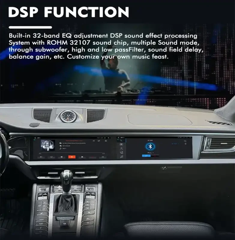 Porsche Cayenne 12.3 HD Dual Screen Android Display 2014-2017 image 6 product detail