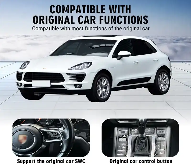 Porsche Cayenne 12.3 HD Dual Screen Android Display 2014-2017 image 8 product detail