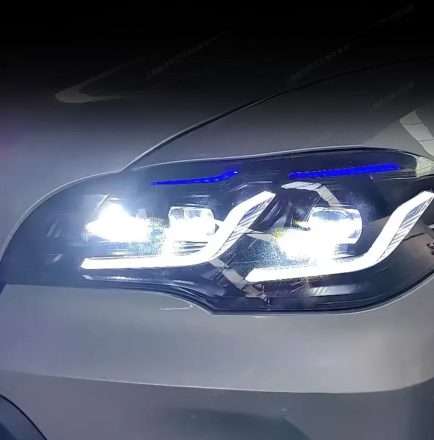 BMW X5 E70 headlight LED Laser Lens Blue Eyebrow 07-13 image 4 product detail