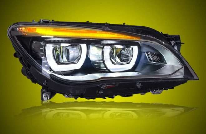 BMW F01 F02 M5 Style LED Headlights – 09-15 7 Series image 2 product detail