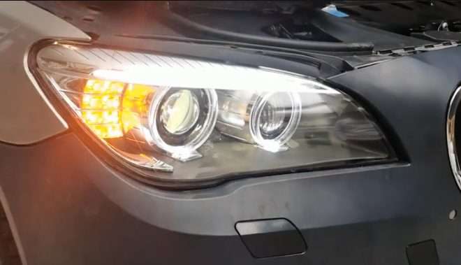 BMW F01 F02 M5 Style LED Headlights – 09-15 7 Series image 10 product detail