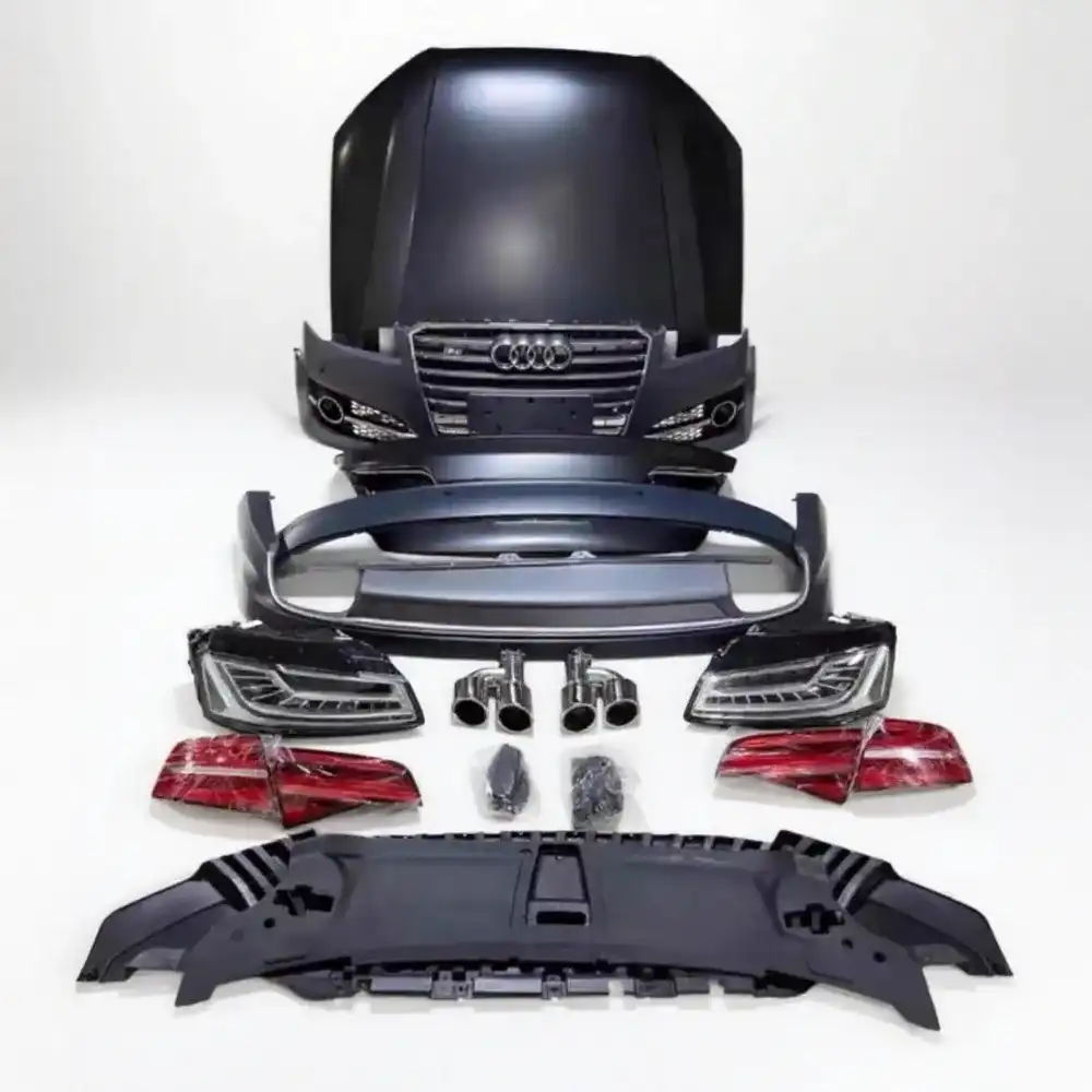 Audi A8 S8 W12 Style Body Kit 2011-2018 Audi A8 modified 11-18old S8 upgraded sports W12 modification kit Original Data 3D Scanning Accurate Adaptation