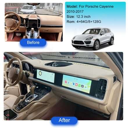 Porsche Cayenne Dual Screen Navigation Kit: 2010-17 HD GPS image 1 product detail