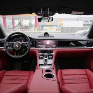 Porsche Macan Bordeaux Red Interior Kit: 1:1 OEM Leather Porsche Macan Bordeaux Red Interior Kit: 1:1 OEM Leather | TANGMA CRAFTSMAN