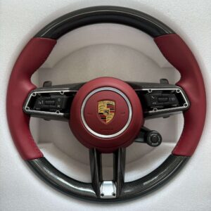 Porsche Carbon Fiber Steering Wheel for Cayenne Macan Panamera | TANGMA CRAFTSMAN