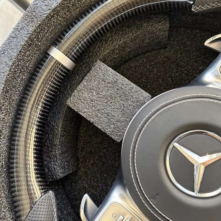 Mercedes AMG Carbon Fiber Steering Wheel Upgrade image 4 product detail