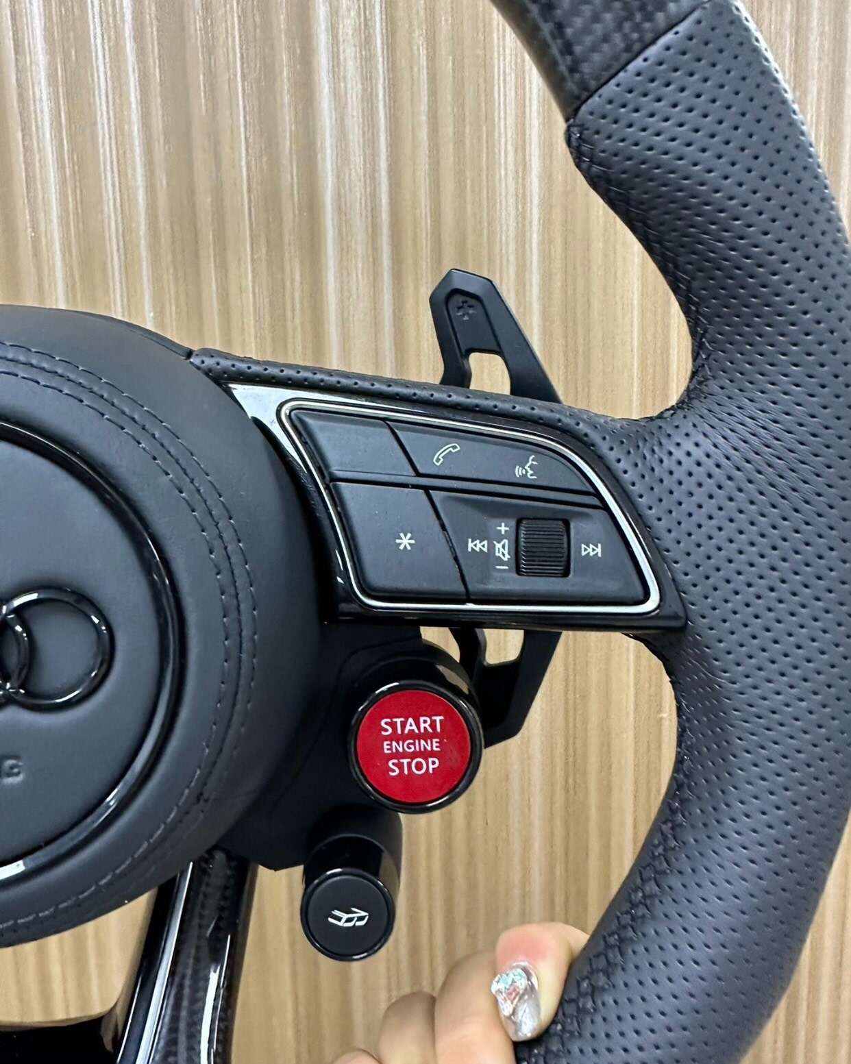 Audi Carbon Fiber Steering Wheel with Drive Select image 9 product detail
