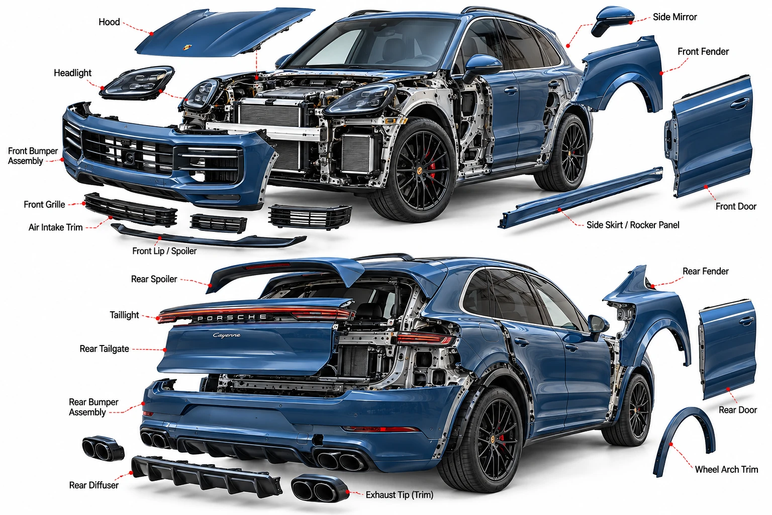 Cayenne old modified