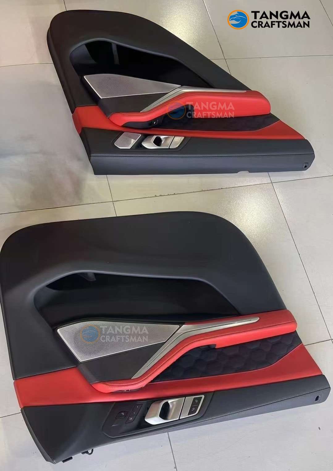 BMW X5 Bordeaux Red Leather Interior Modification Kit image 6 product detail