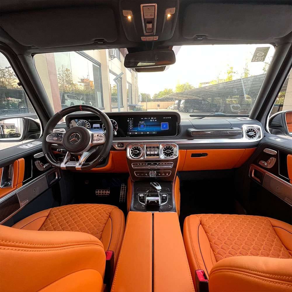 Mercedes G63 G900 Carbon Fiber Leather Interior Kit Mercedes G63 G900 Carbon Fiber Leather Interior Kit - Image 3