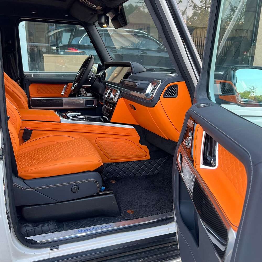 Mercedes G63 G900 Carbon Fiber Leather Interior Kit Mercedes G63 G900 Carbon Fiber Leather Interior Kit - Image 4