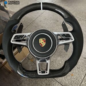 Porsche 911 Cayenne Carbon Fiber Steering Wheel Porsche 911 Cayenne Carbon Fiber Steering Wheel | TANGMA CRAFTSMAN