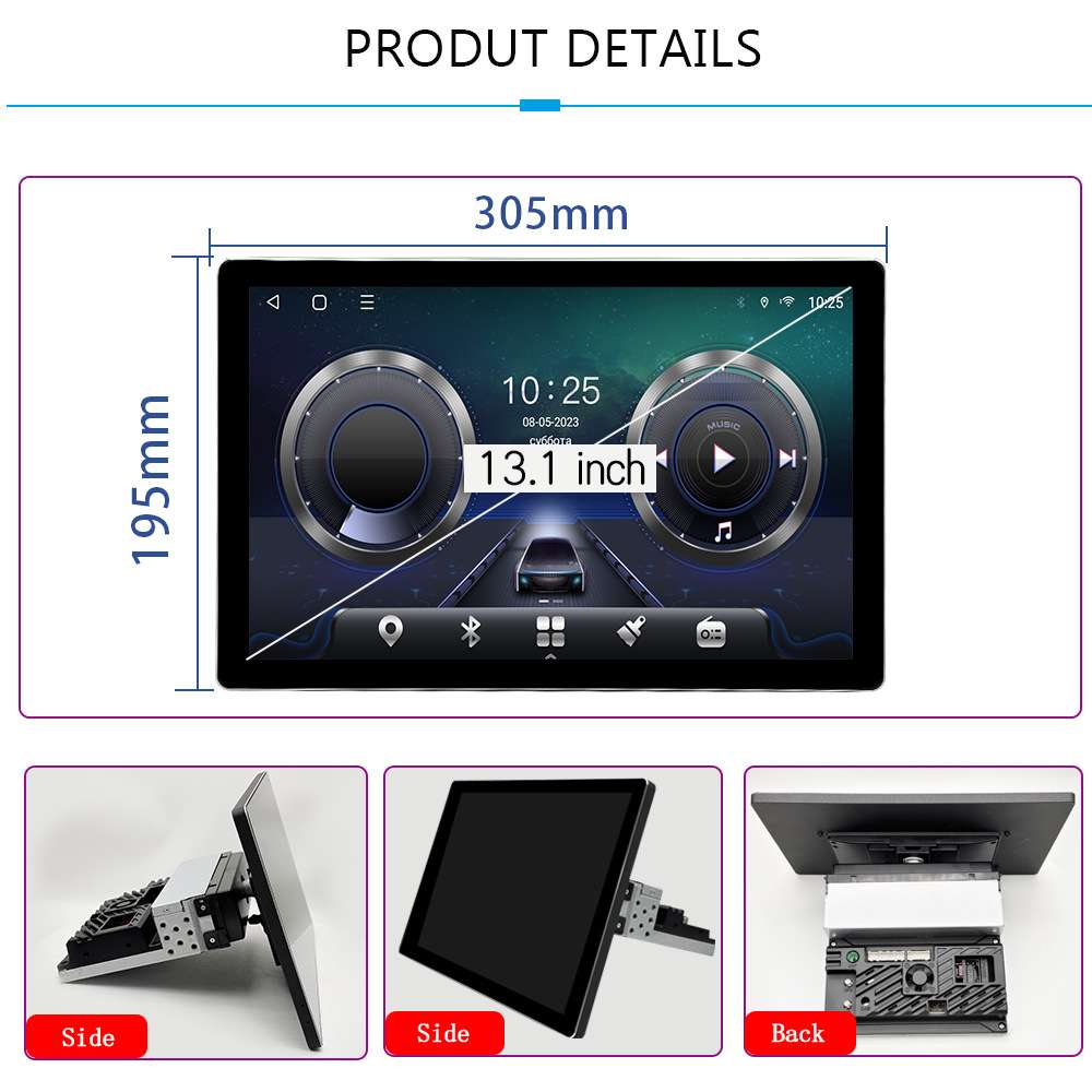 Universal 13 Inch Android Car Multimedia System image 9 product detail