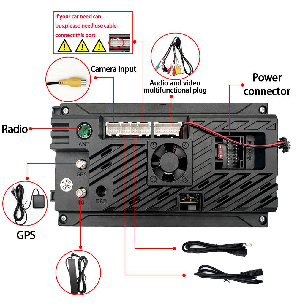 Universal 13 Inch Android Car Multimedia System image 10 product detail