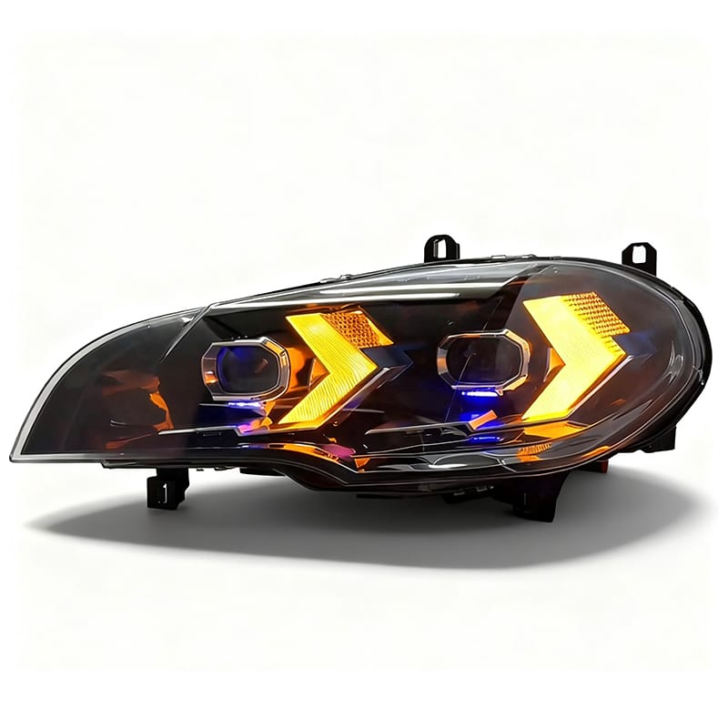 BMW X5 E70 Xenon Laser LED Headlight Upgrade 2007-2013 BMW X5 E70 headlight upgrade assembly