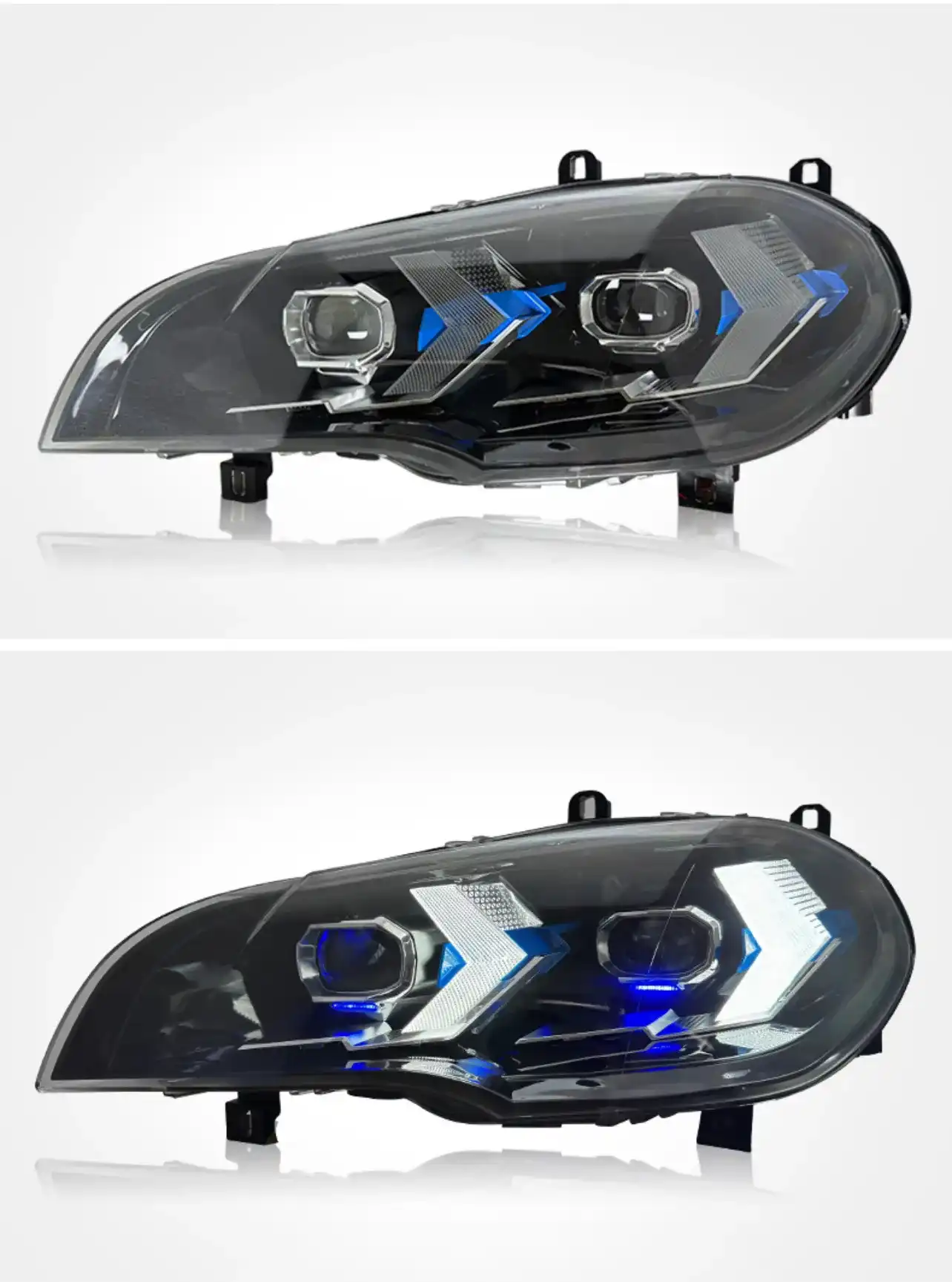 BMW X5 E70 headlight upgrade assembly