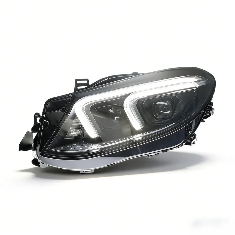 Mercedes GLE W166 LED Headlight Assembly 2015+ 15+ Mercedes GLE LED Headlight Assembly DRL Flowing