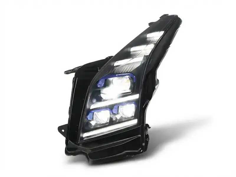 Cadillac ATS LED Headlights 2014+ 14+ Cadillac ATS LED Headlights Blue DRL Sequential
