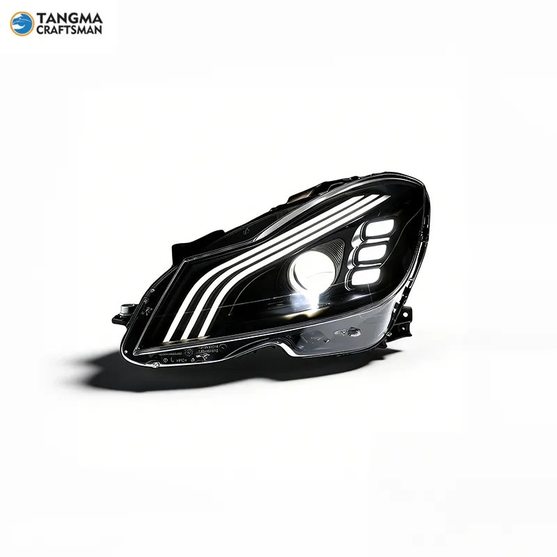Mercedes W204 LED Headlights 2011+ 11+ Mercedes W204 Headlights Maybach Style LED