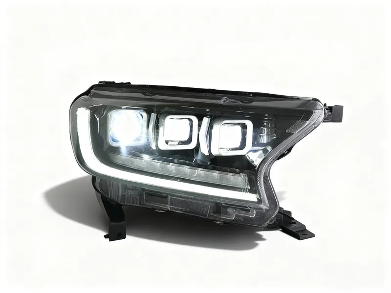 Ford Everest LED Headlights 2016+ 16+ Ford Everest LED Headlights Sequential DRL