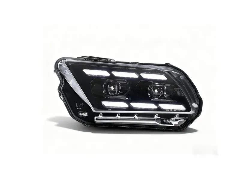 Ford Mustang S197 LED Headlights 2009+ 09+ Ford Mustang LED Headlights with DRL Projector