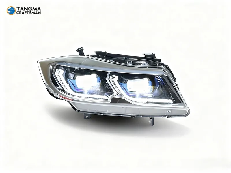 BMW 3 Series E90 LED Headlights 2005+ 05+ BMW 3 Series E90 LED Headlights Sequential DRL