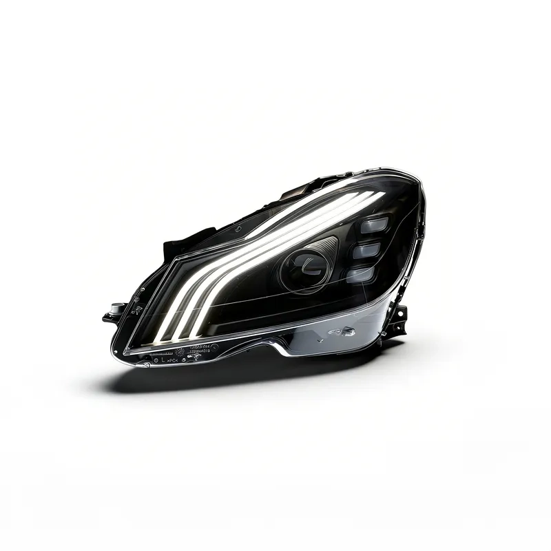 Mercedes W204 LED Headlights 2011+ 11+ Mercedes W204 Headlights Maybach Style LED