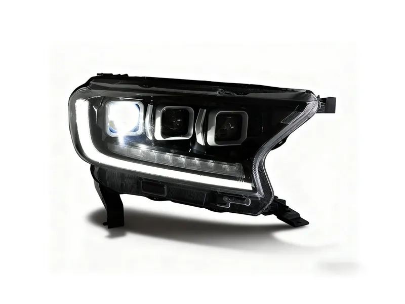 Ford Everest LED Headlights 2016+ 16+ Ford Everest LED Headlights Sequential DRL