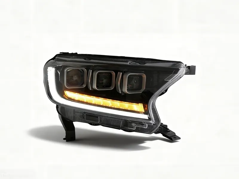 Ford Everest LED Headlights 2016+ 16+ Ford Everest LED Headlights Sequential DRL