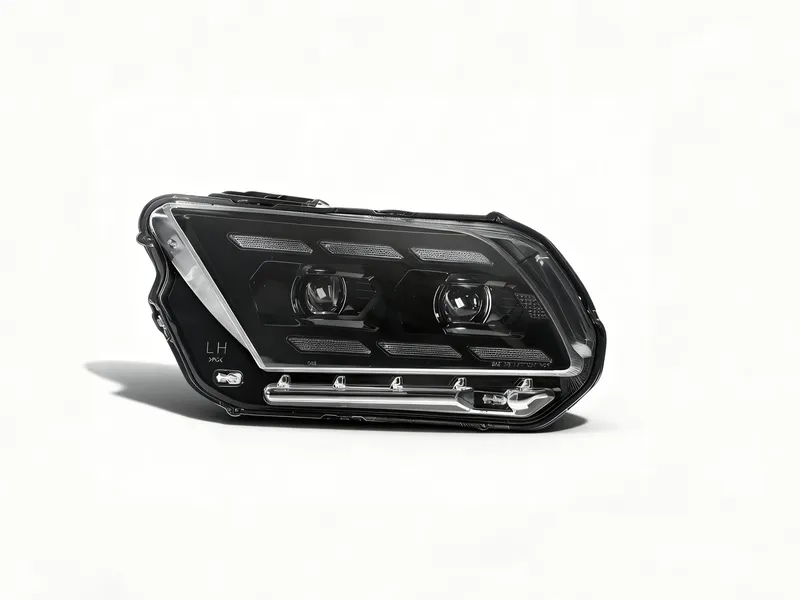 Ford Mustang S197 LED Headlights 2009+ 09+ Ford Mustang LED Headlights with DRL Projector