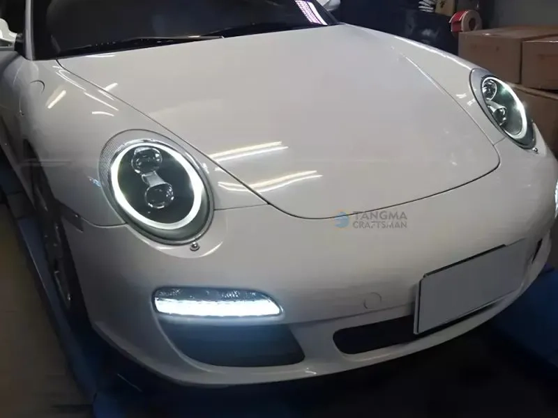 05+ Porsche 911 LED Laser Headlights 997 DRL Assembly
