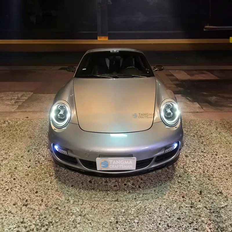 Porsche 911 997 LED Laser Headlights 2005+ 05+ Porsche 911 LED Laser Headlights 997 DRL Assembly