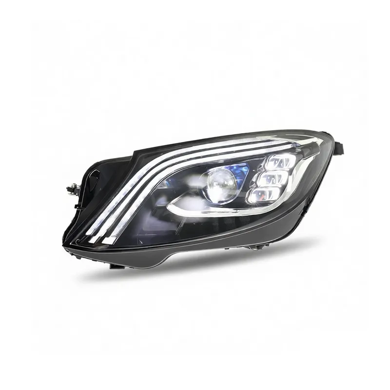 Mercedes S-Class W222 Maybach LED Headlights 2014+ 14+ S-Class W222 Headlights Maybach Style LED DRL