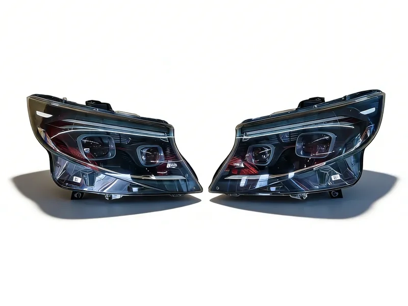 Mercedes V-Class W447 LED Headlights 2016+ 16+ Benz V-Class LED Headlights Upgrade 2024 Design