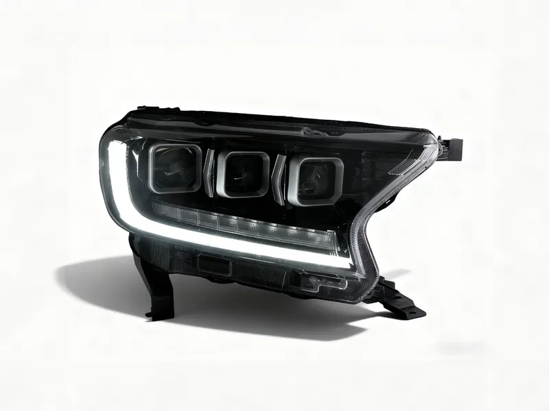 Ford Everest LED Headlights 2016+ 16+ Ford Everest LED Headlights Sequential DRL