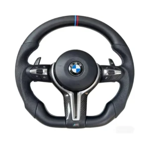 BMW M3 M6 Carbon Fiber Steering Wheel T-Shape (No Airbag) BMW M3 M6 Carbon Fiber Steering Wheel