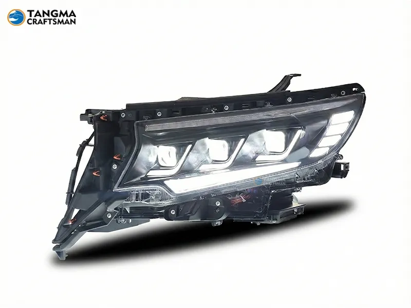 Toyota Prado LED Headlights 2018+ 2018+ Toyota Prado LED Headlights Assembly DRL Lens