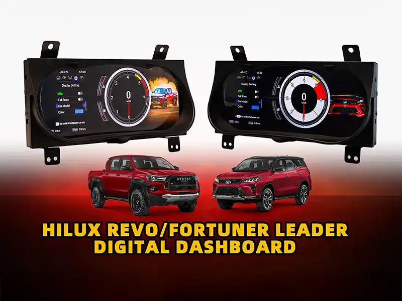 Digital Cluster Dashboard LED for Toyota Hilux Revo Fortuner Digital Cluster Dashboard LED