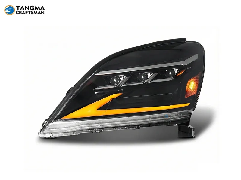 Lexus GX470 LED Headlights 2003+ 2003+ Lexus GX470 LED Headlights Triple LED DRL